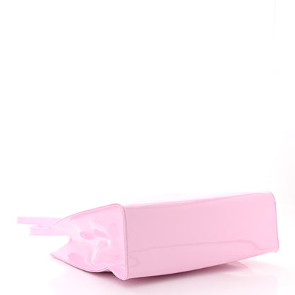 Telfar Patent Vegan Leather Medium Shopping Bag Bubblegum 4 of 11