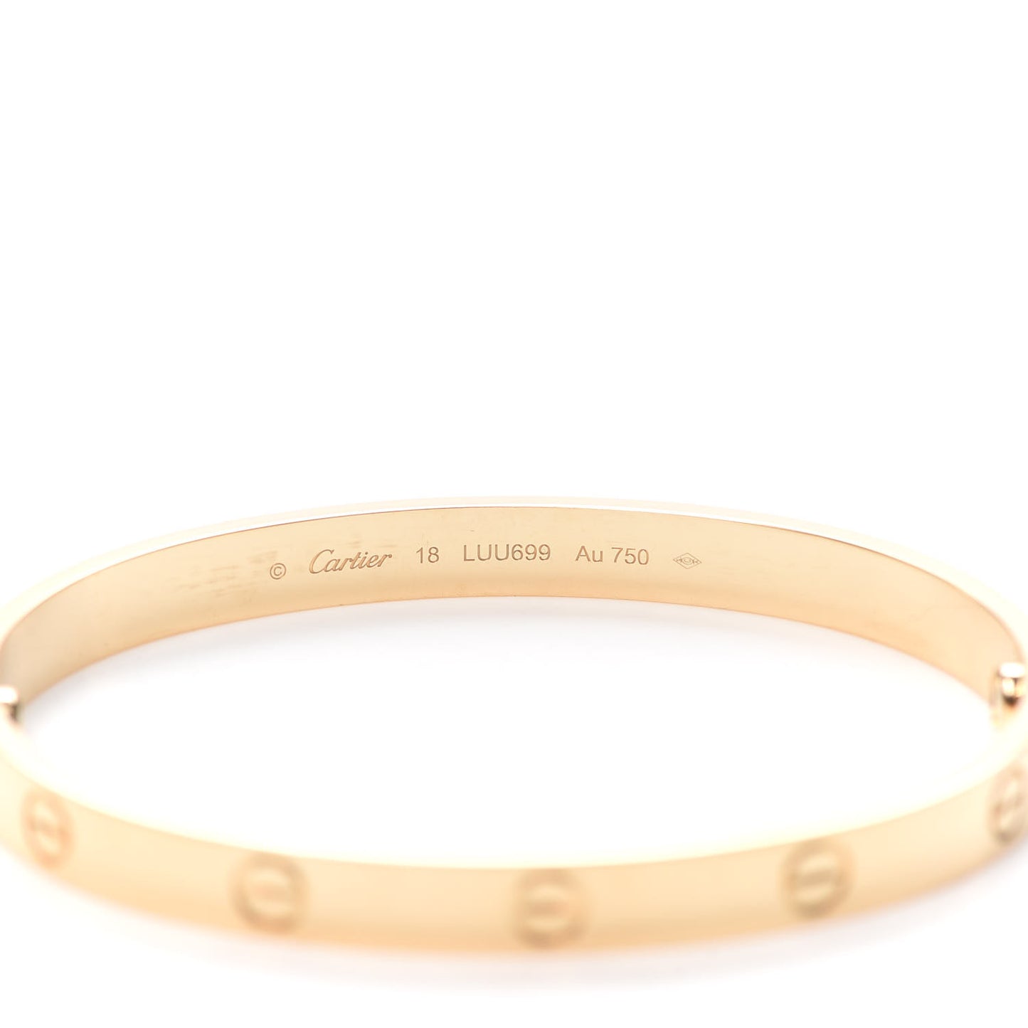 18K Yellow Gold LOVE Bracelet 18
