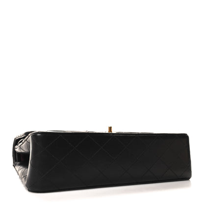 Chanel Lambskin Quilted Medium Double Flap Black 4 of 11