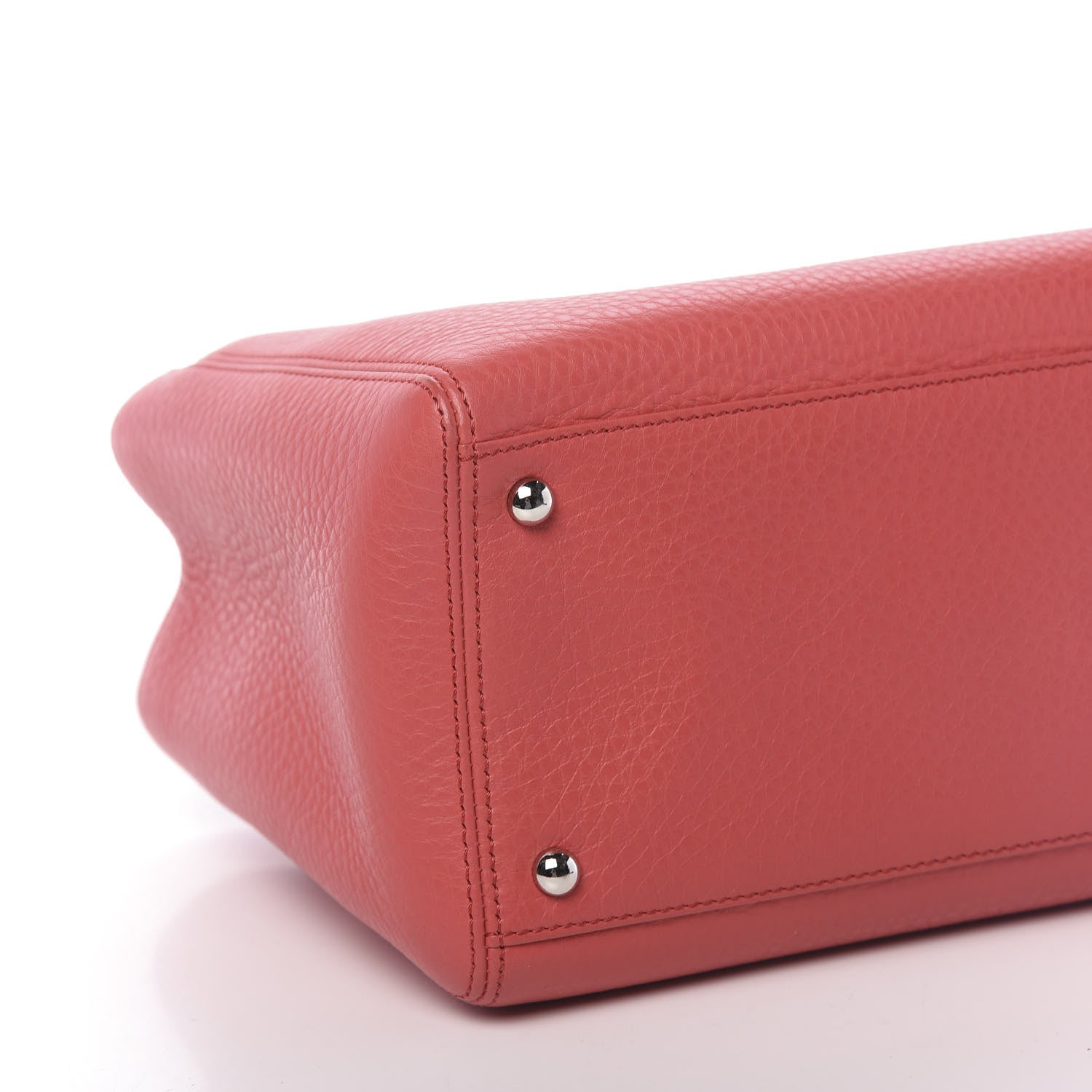 Chanel Calfskin Small Cerf Shopper Tote Coral 9 of 10
