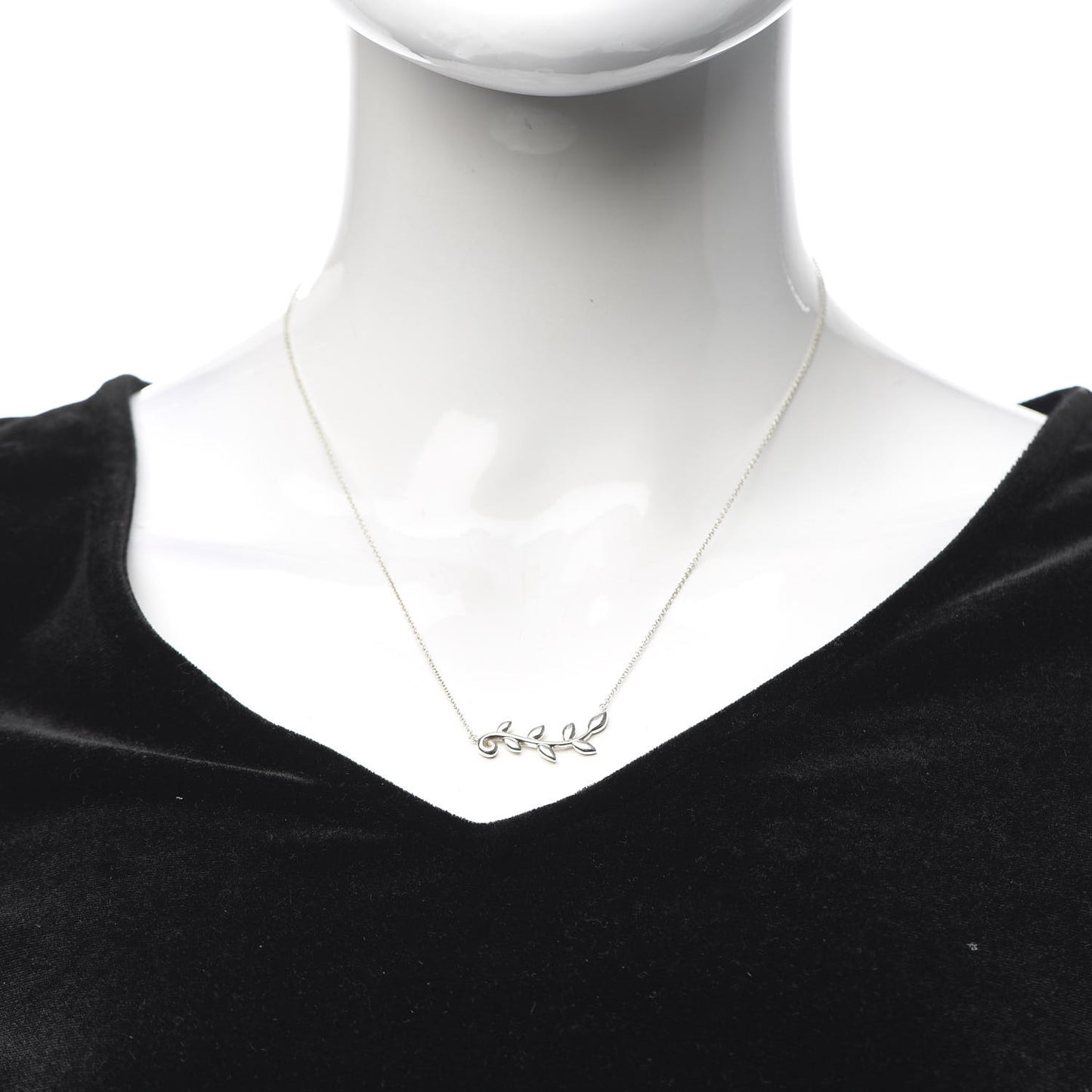 Sterling Silver Paloma Picasso Olive Leaf Vine Pendant Necklace