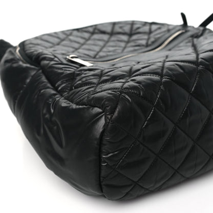 Chanel Nylon Quilted Coco Cocoon Backpack Black 9 of 10