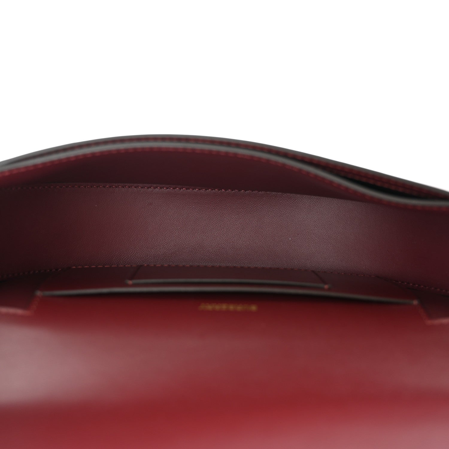 Burberry Calfskin Small Olympia Shoulder Bag Burgundy 4 of 9