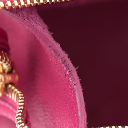 Saint Laurent Calfskin Small Monogram Cabas Fuchsia 13 of 15