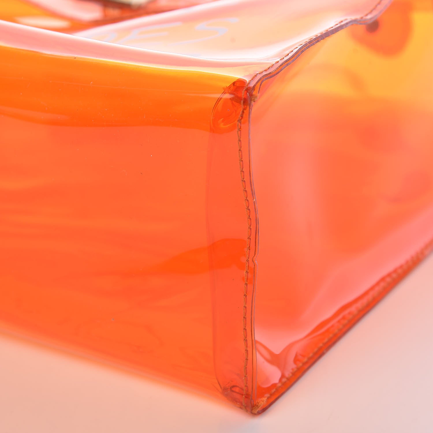 Hermes Vinyl Souvenir De L'Exposition Kelly Orange 8 of 8