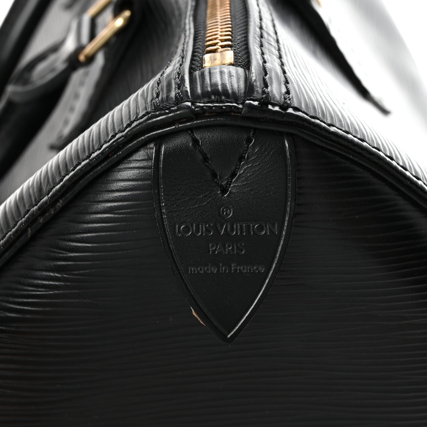 Louis Vuitton Epi Speedy 30 Black 6 of 10