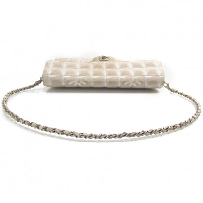 Chanel Nylon Travel East West Flap Beige 6 of 11