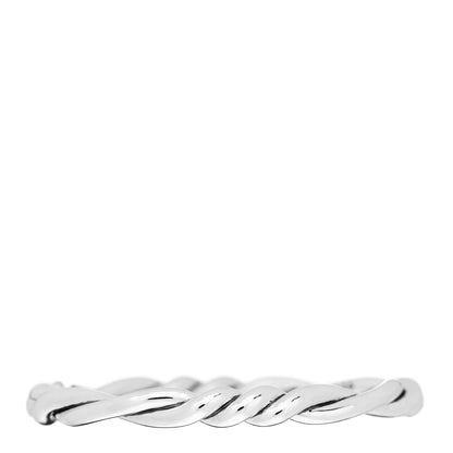 David Yurman Sterling Silver Continuance Center Twist Bracelet 3 of 4