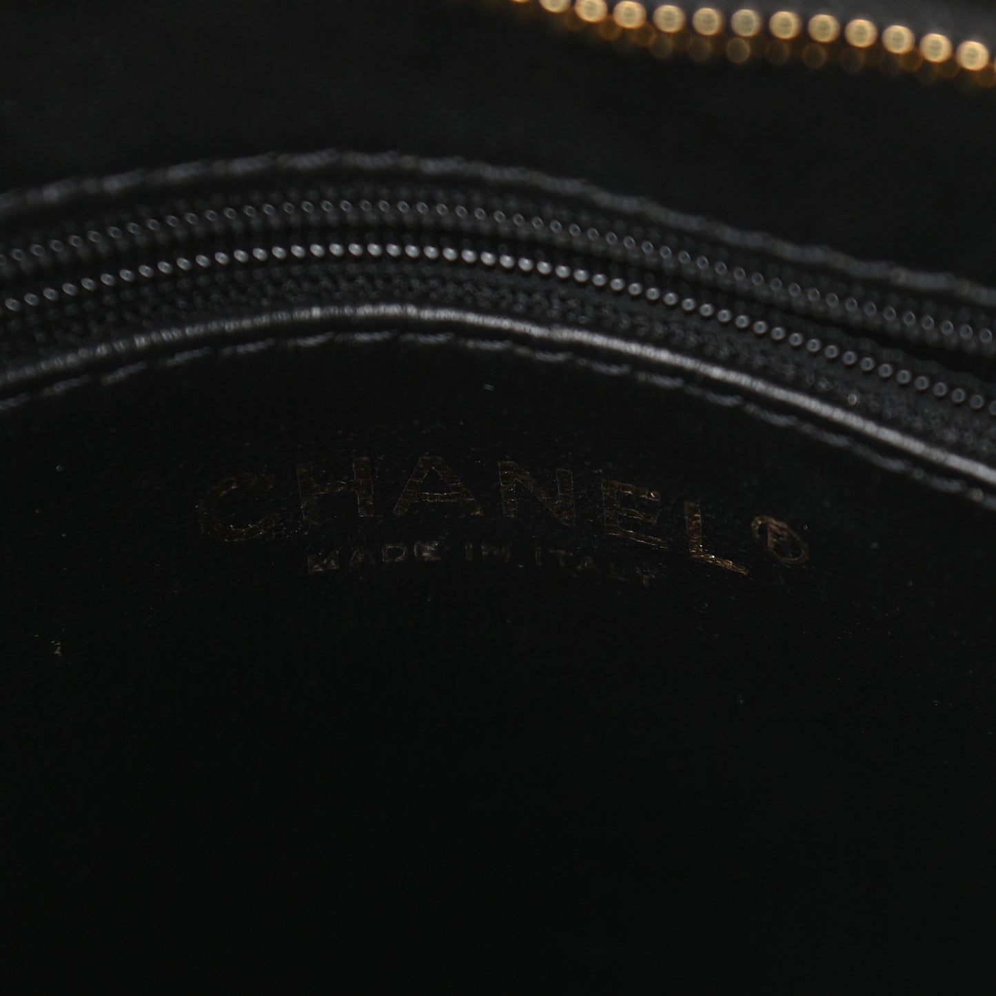 Caviar Quilted Medallion Tote Black