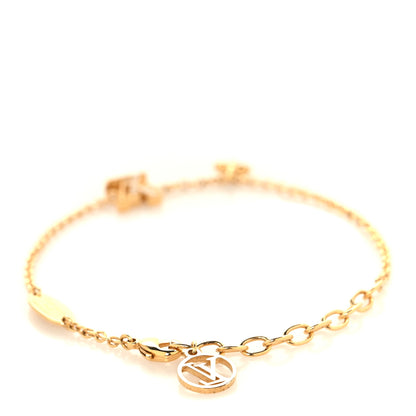 Louis Vuitton Metal Crystal LV Iconic Bracelet Gold 3 of 6