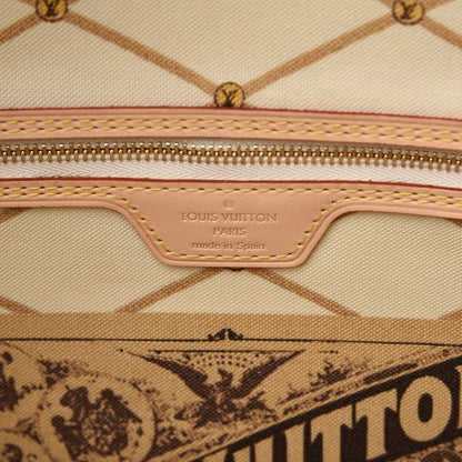 Louis Vuitton Damier Azur Summer Trunks Hawaii Neverfull MM 8 of 11