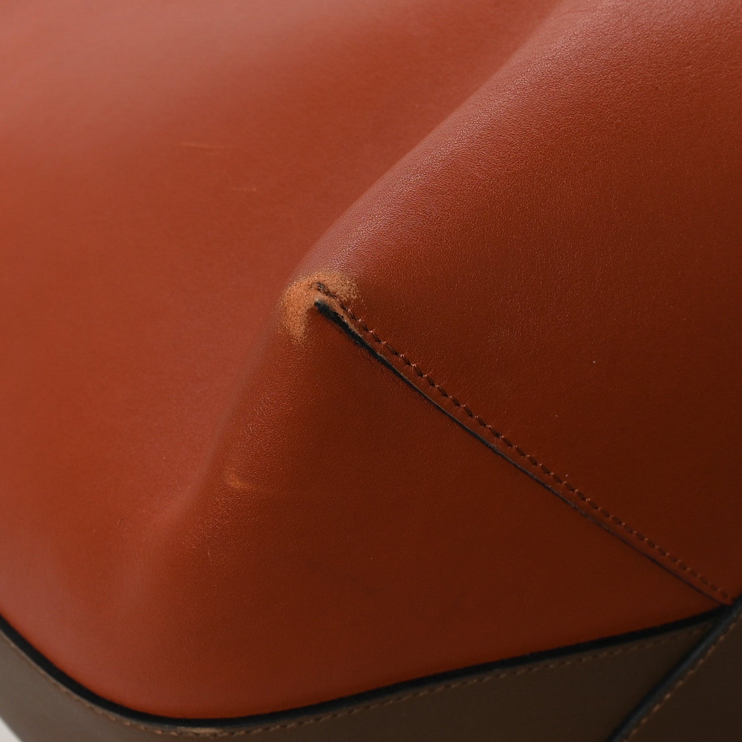 Celine Shiny Smooth Calfskin Twisted Cabas Camel Tan 9 of 14