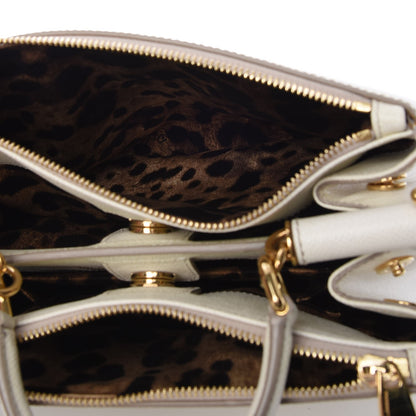 Dolce & Gabbana Dauphine Miss Sicily Double Zip Satchel White 9 of 14