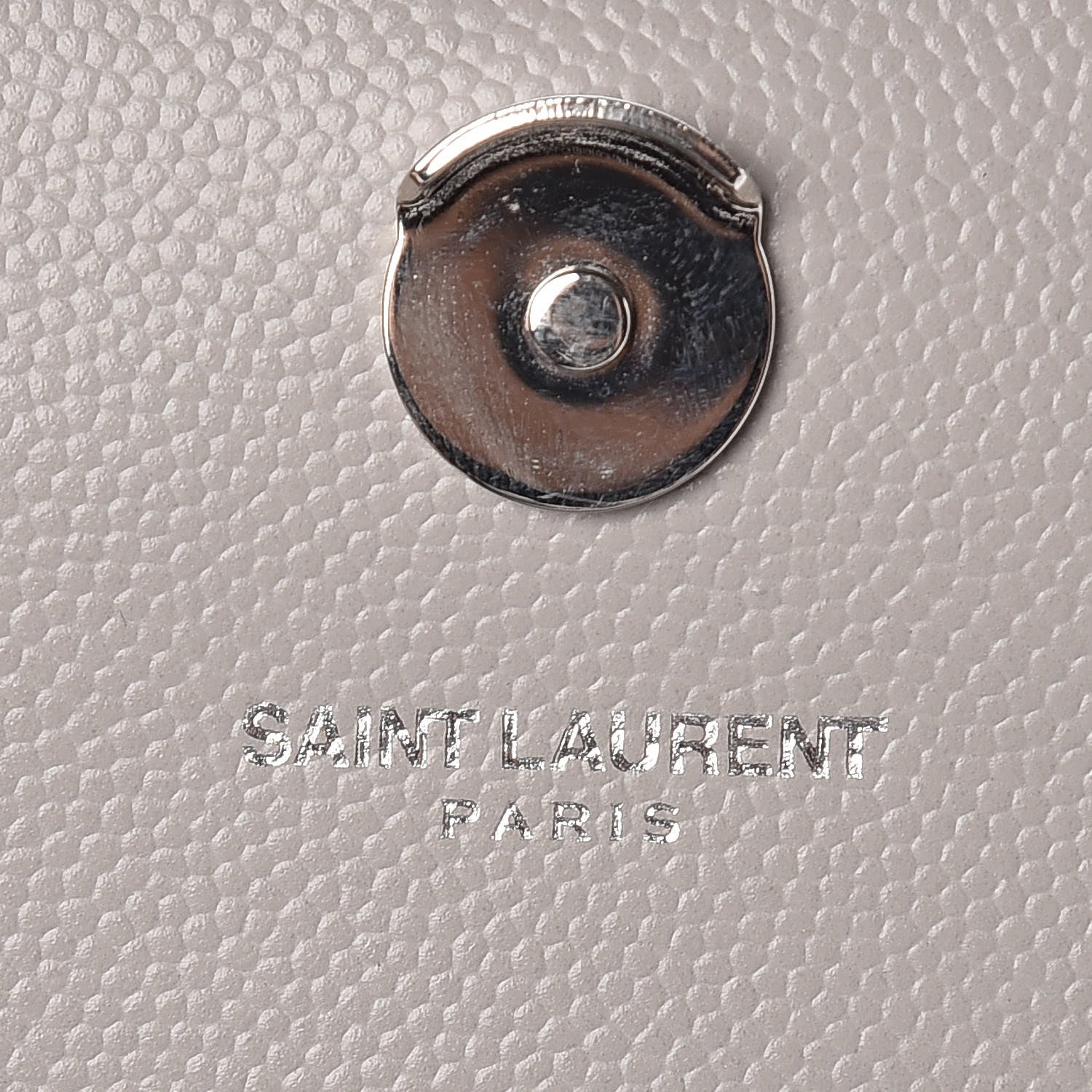 Saint Laurent Grain De Poudre Medium Classic Monogram Kate Satchel Souris 7 of 7