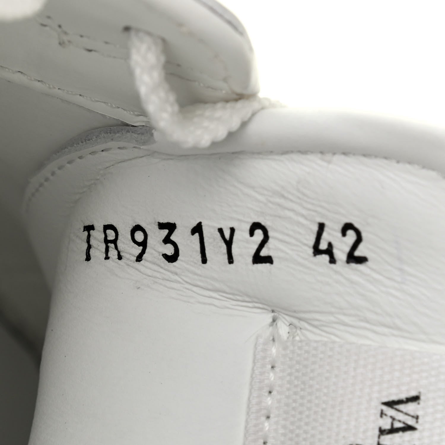 Valentino Garavani Calfskin Mens Rockstud Untitled Open Sneakers 42 White 8 of 9