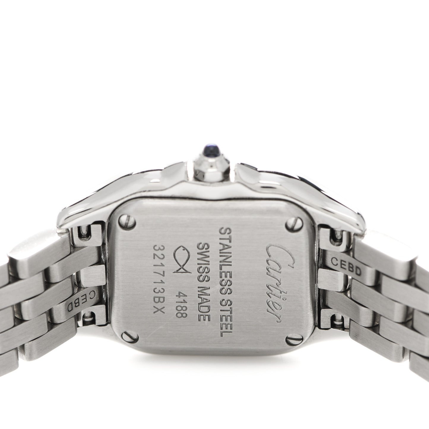 Stainless Steel 19mm Panthere Quartz Watch