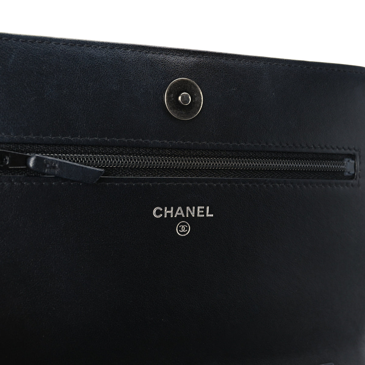 Chanel Caviar Quilted Boy Wallet On Chain WOC Black 6 of 11