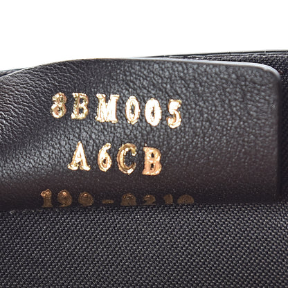 Fendi Vitello Cruise F is Fendi Bi-Color FF 1974 Embossed Envelope Belt Bag Maya Black Light Rose 8 of 11
