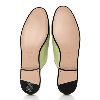 Gucci Malaga Kid Womens Princetown Slippers 39 Pistachio Green 5 of 9