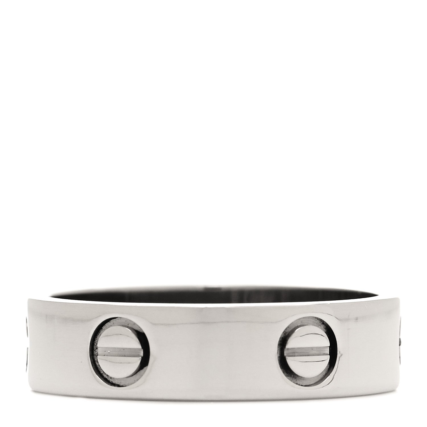 Cartier 18K White Gold 5.5mm LOVE Ring 60 9 3 of 5