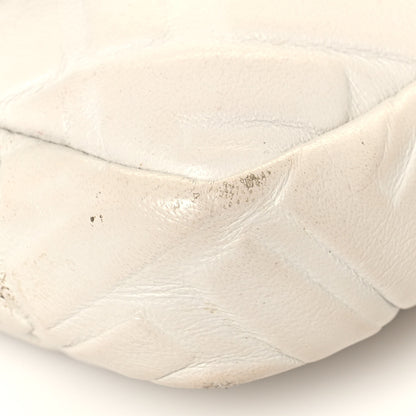 Fendi Nappa FF 1974 Embossed Mini Baguette White 10 of 20