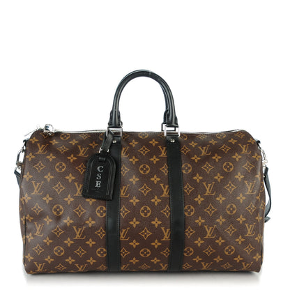 Louis Vuitton Monogram Macassar Keepall Bandouliere 45 1 of 8