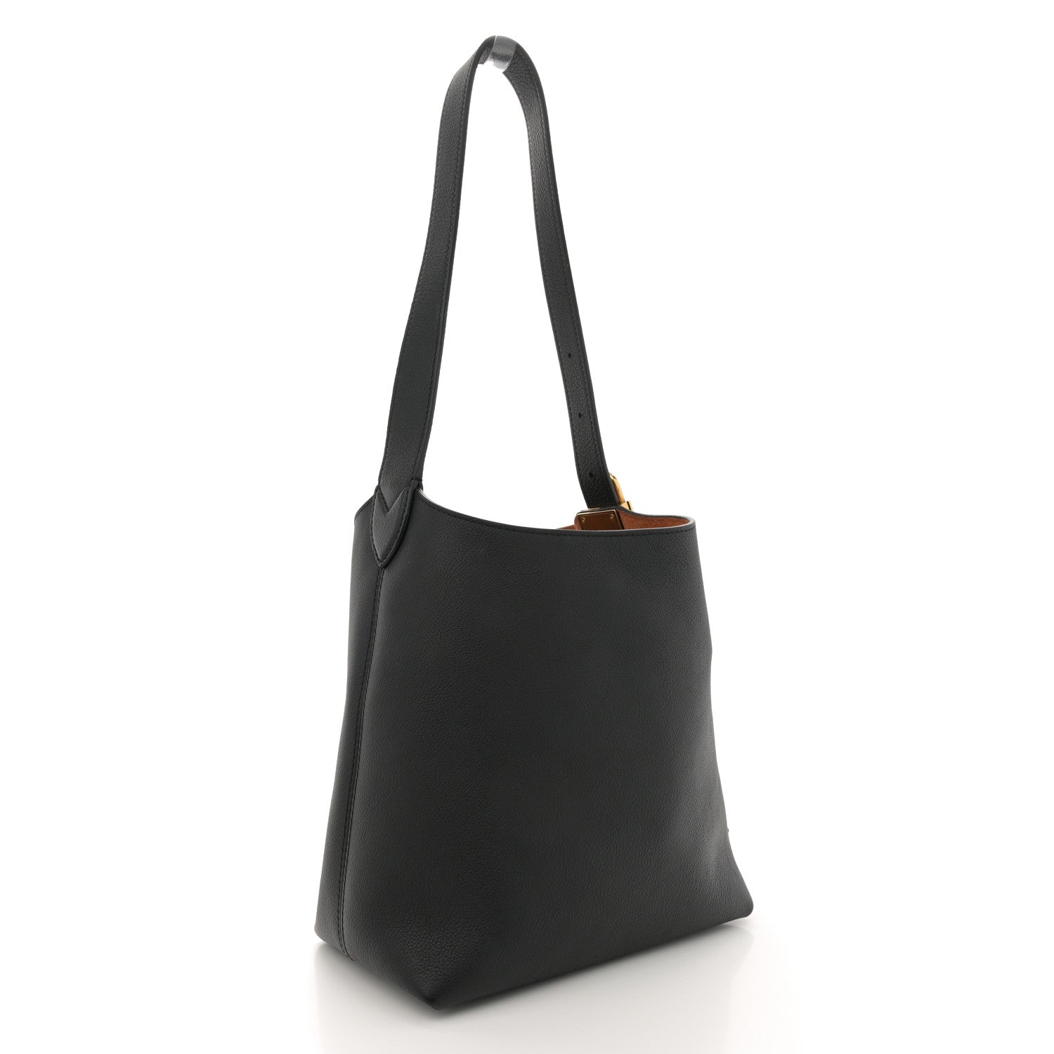 Louis Vuitton Grained Calfskin Low Key Hobo PM Black 4 of 11
