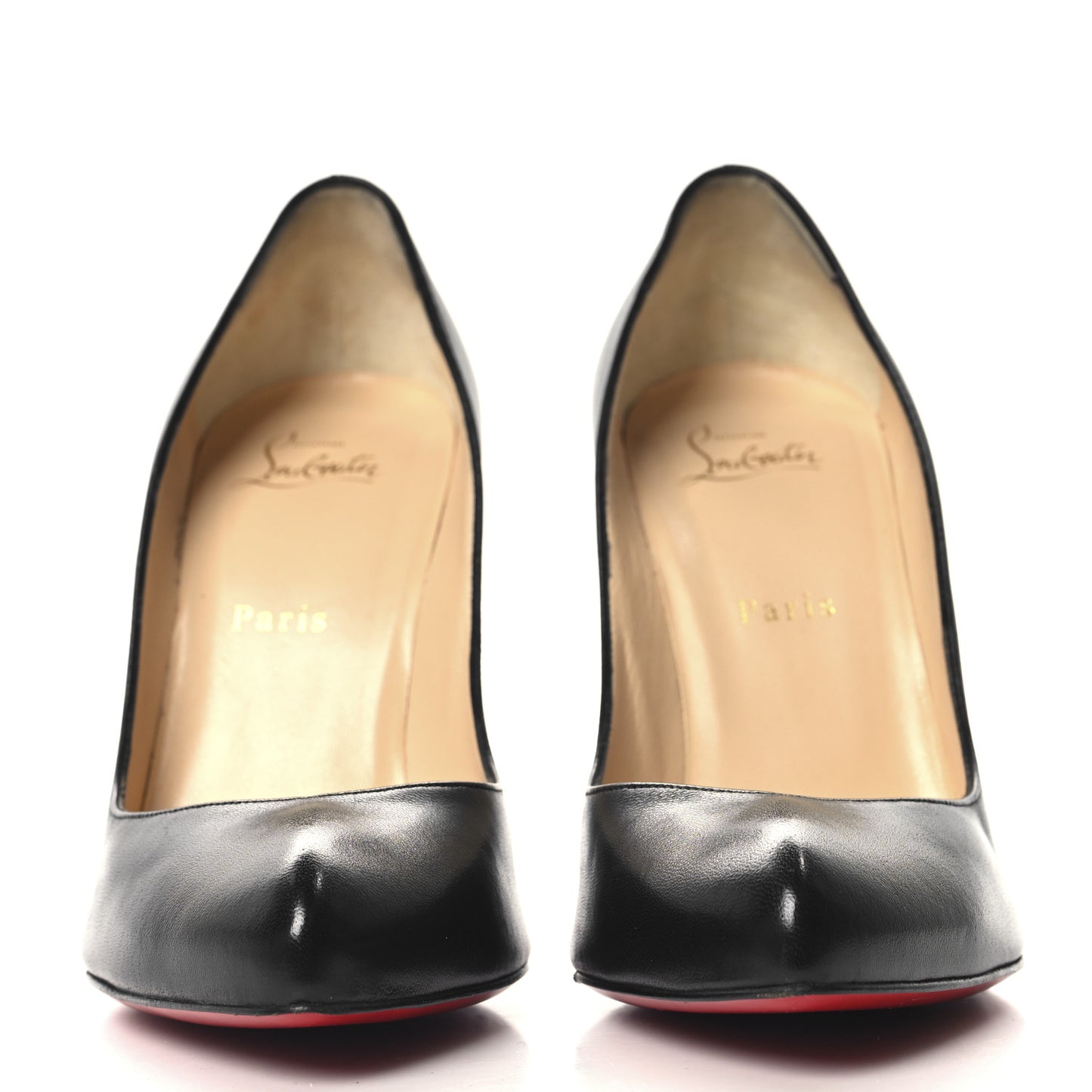 Shiny Nappa Breche 100 Pumps 40.5 Black
