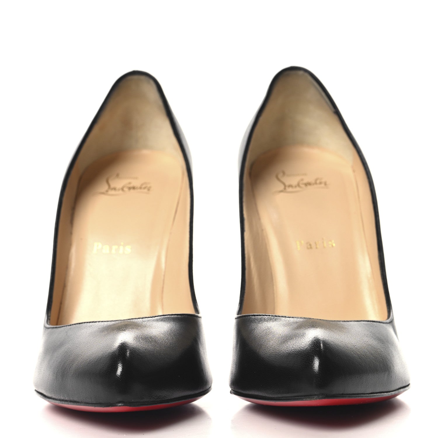 Christian Louboutin Shiny Nappa Breche 100 Pumps 40.5 Black 3 of 9