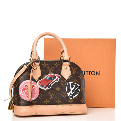 Louis Vuitton Monogram World Tour Alma BB 8 of 8