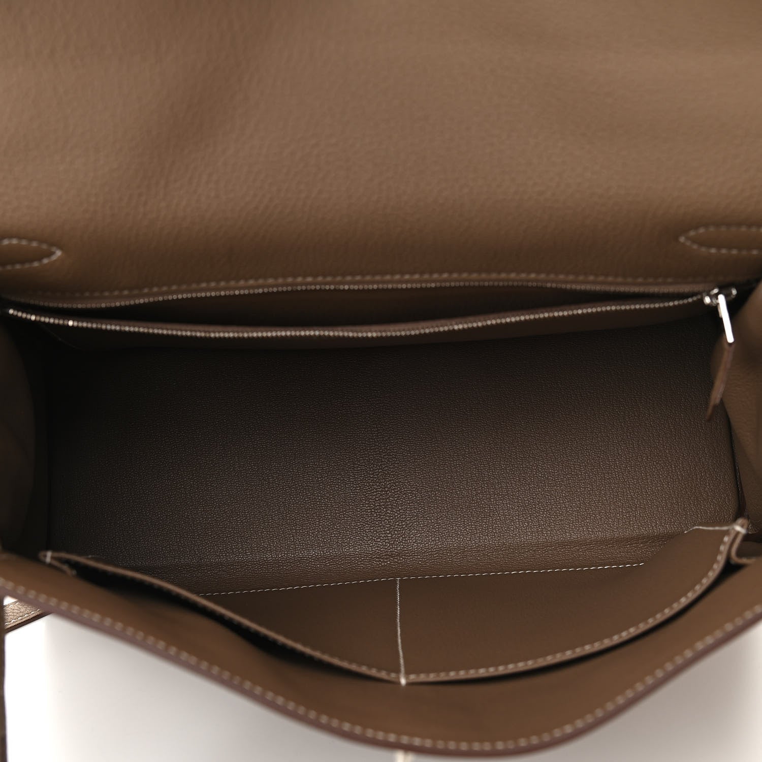 Hermes Togo Kelly Retourne 32 Etoupe 5 of 11