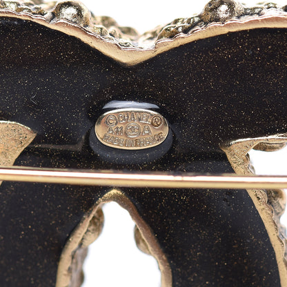 Chanel Large CC Brooch Gold 4 of 5