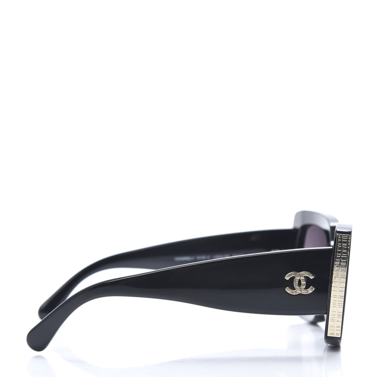 Acetate Rectangle Sunglasses 5435 Black