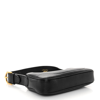 Gucci Goatskin Mini Aphrodite Shoulder Bag Black 4 of 10