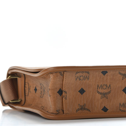MCM Visetos Small Klassik Messenger Bag Cognac 5 of 8