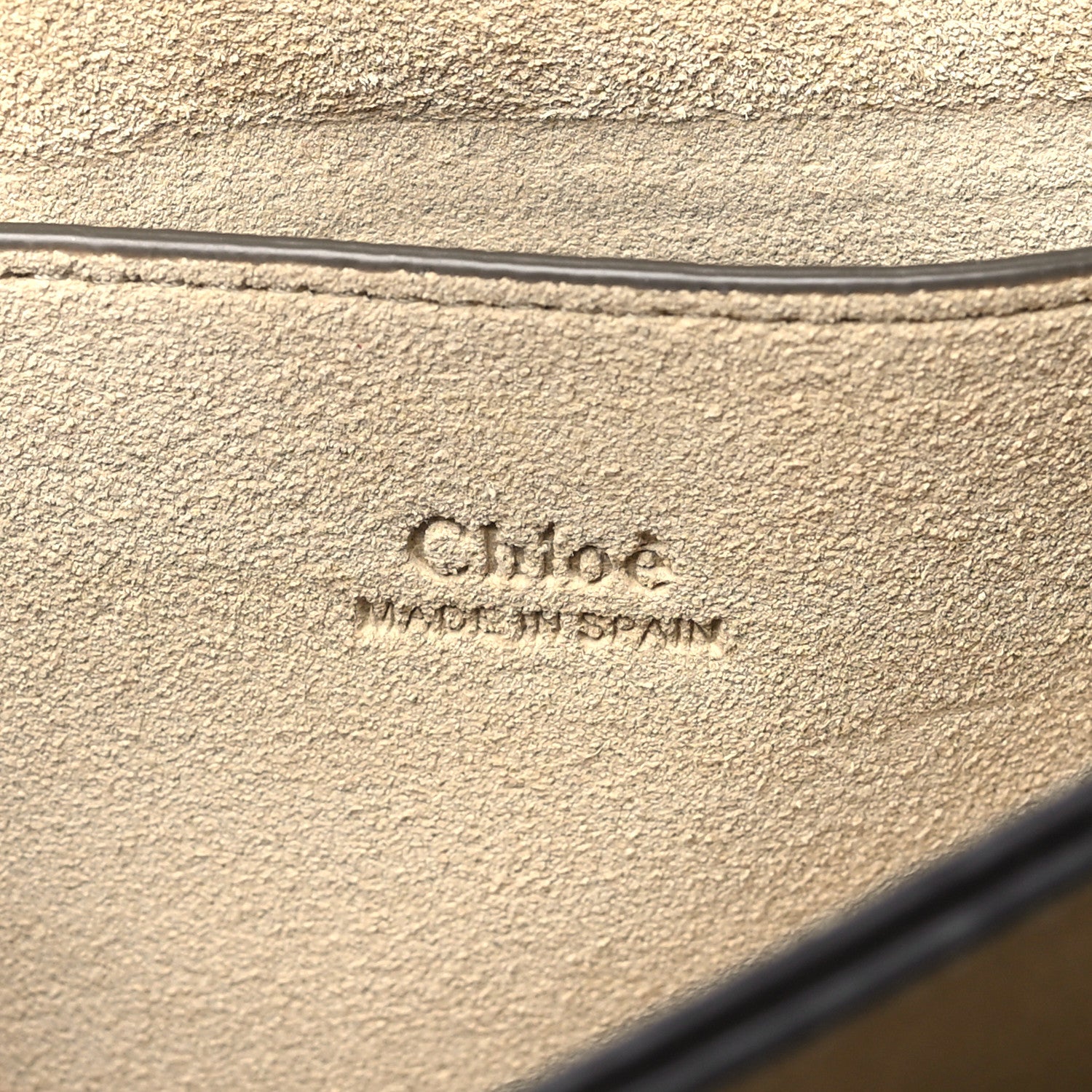 Chloe Suede Calfskin Small Faye Shoulder Bag Motty Grey 6 of 10