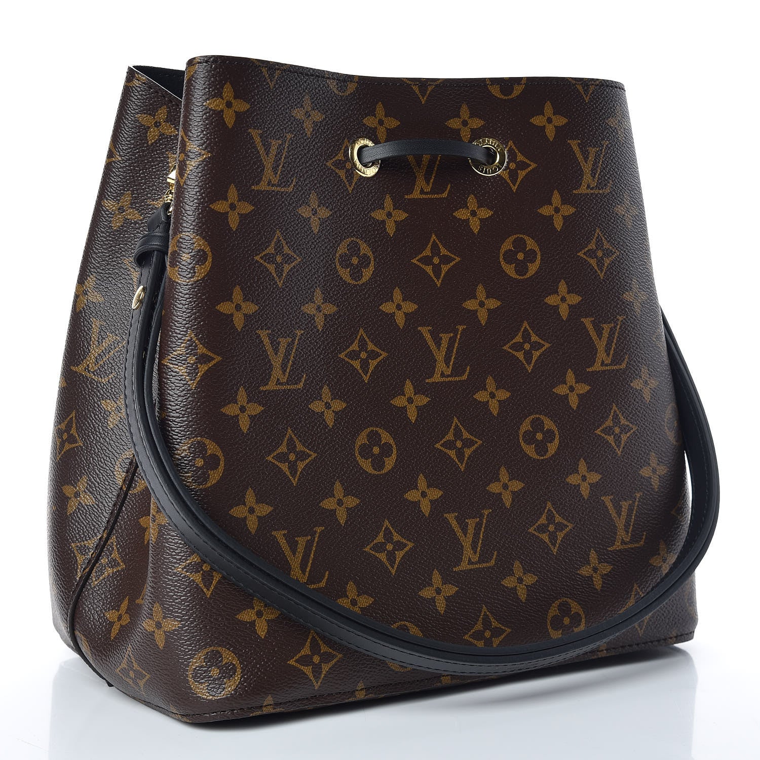 Louis Vuitton Monogram Neonoe MM Black 3 of 10