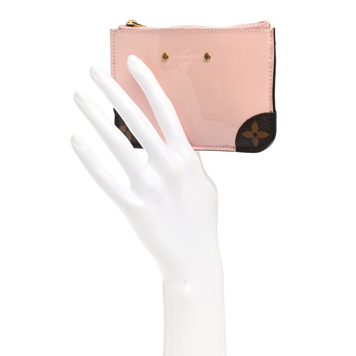 Louis Vuitton Patent Miroir Venice Card Holder Rose Ballerine 2 of 7