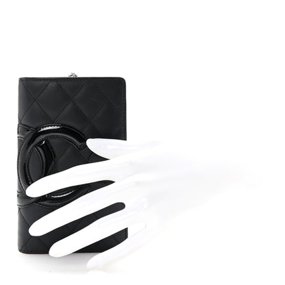 Chanel Calfskin Cambon Zipped Pocket Wallet Black 2 of 9