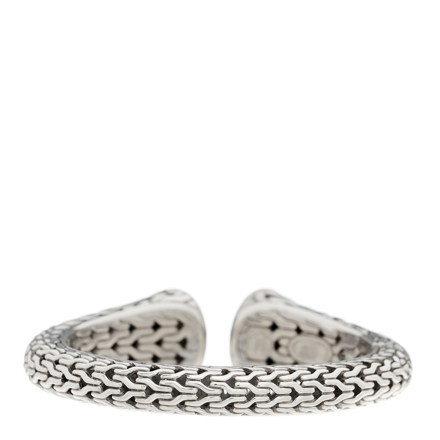 Sterling Silver Diamond Palu Classic Chain Kick Cuff Bracelet