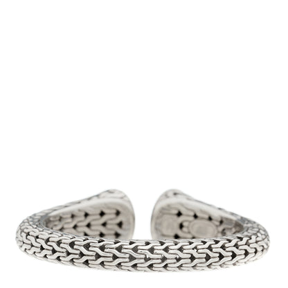 John Hardy Sterling Silver Diamond Palu Classic Chain Kick Cuff Bracelet 2 of 6