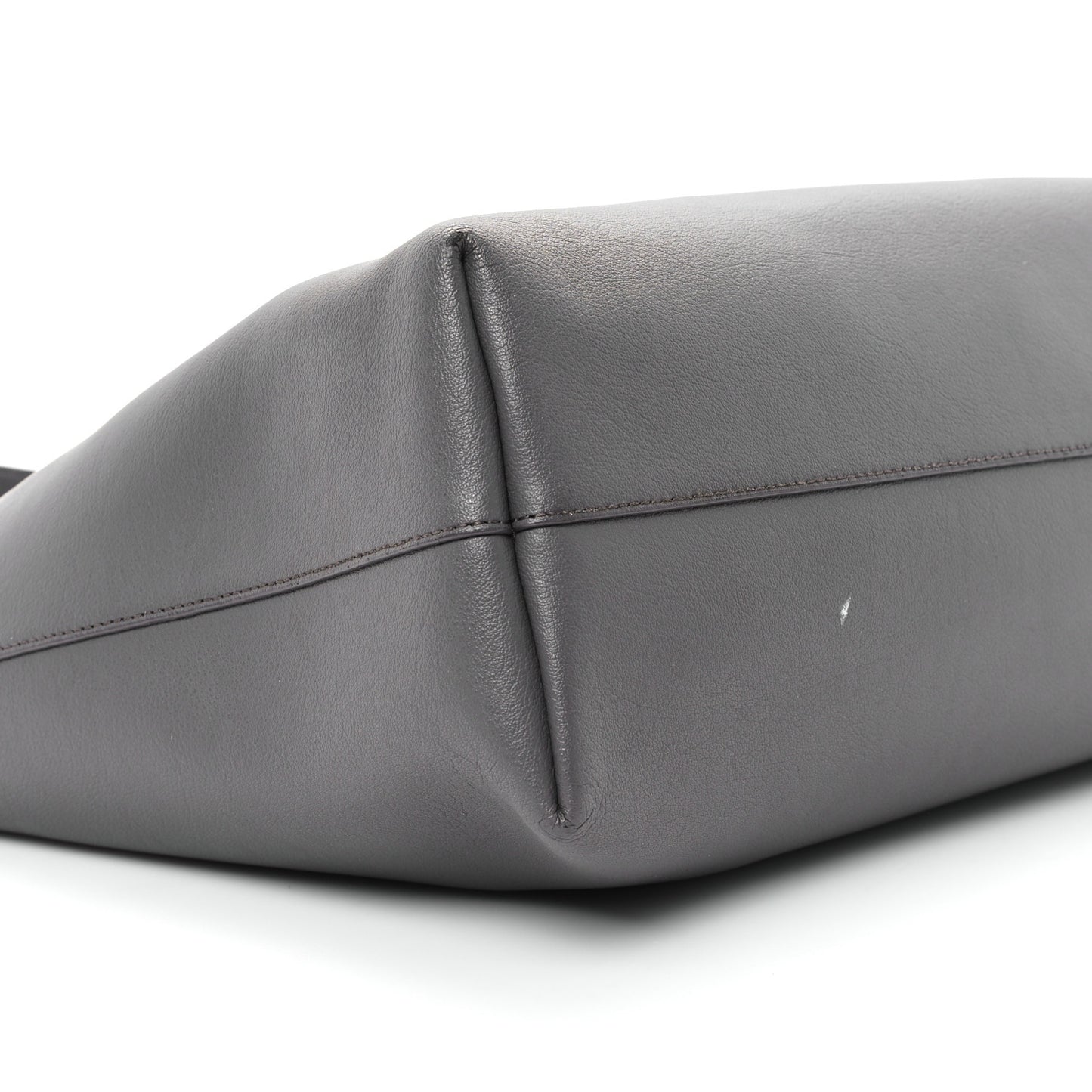 Calfskin Large Shopping Tote Fog