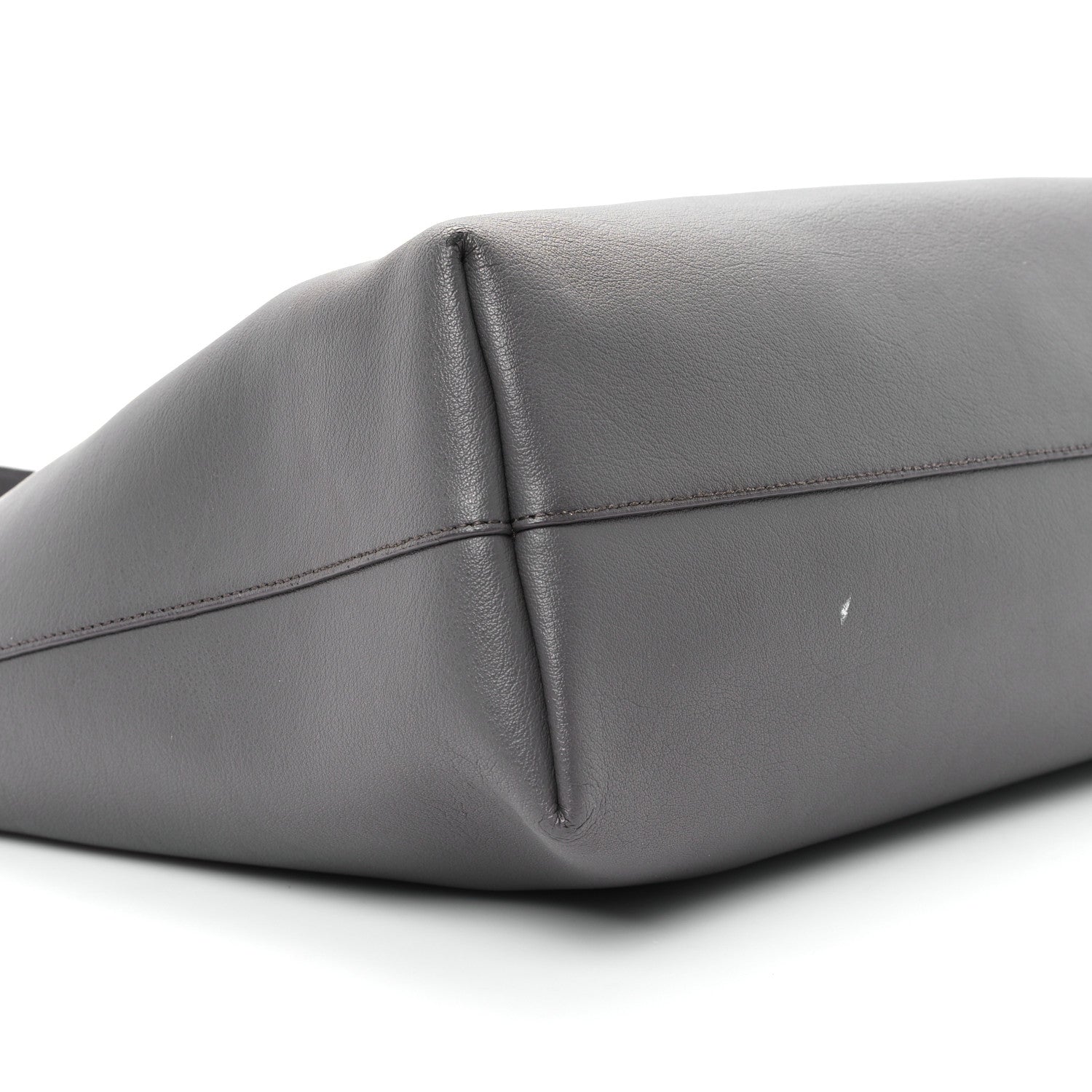 Saint Laurent Calfskin Large Shopping Tote Fog 10 of 14