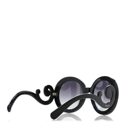 Prada Baroque Sunglasses SPR 27N Black 4 of 8