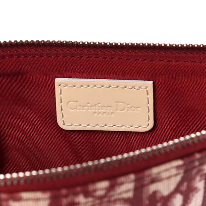 Christian Dior Monogram Mini Saddle Pochette Red 6 of 14