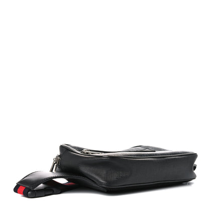 Gucci Soft GG Supreme Monogram Web Belt Bag Black Grey 4 of 9