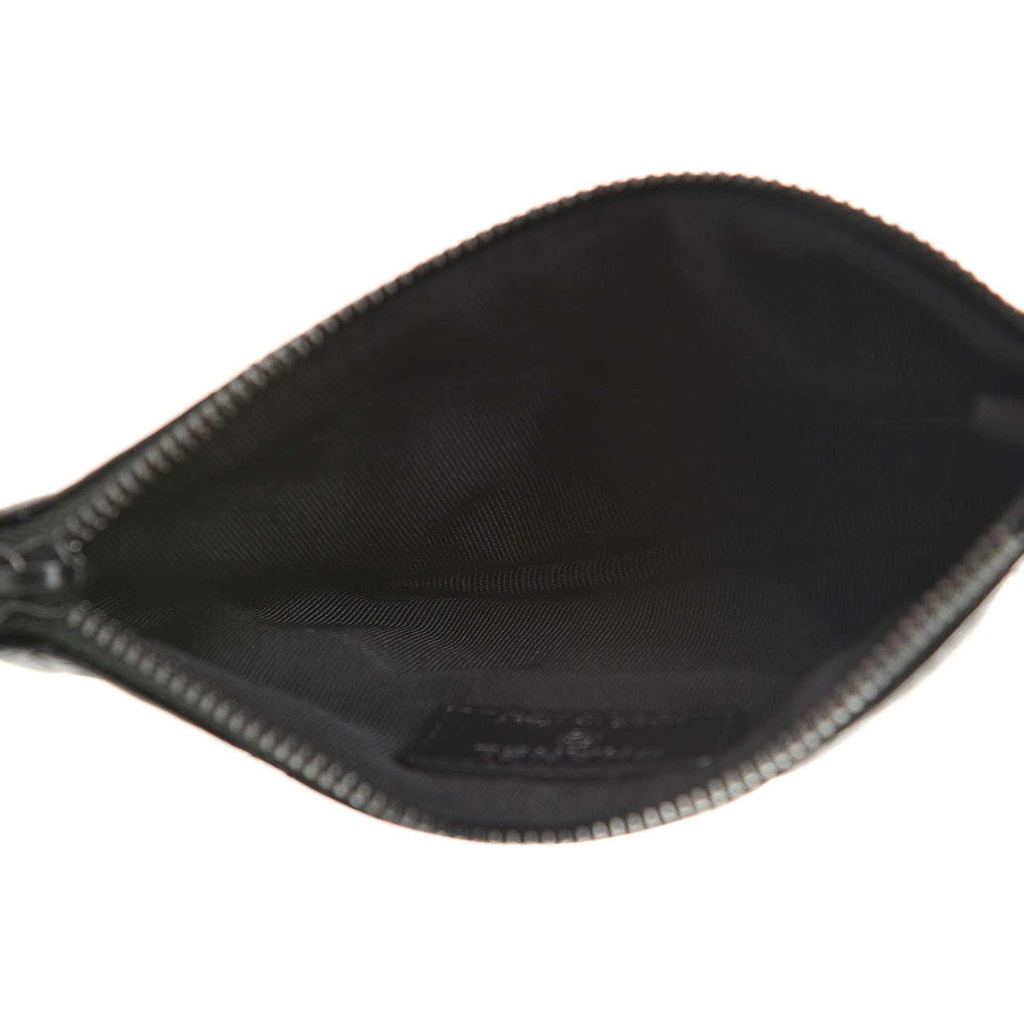 Aged Calfskin Quilted Small Reissue Cosmetic Case Black