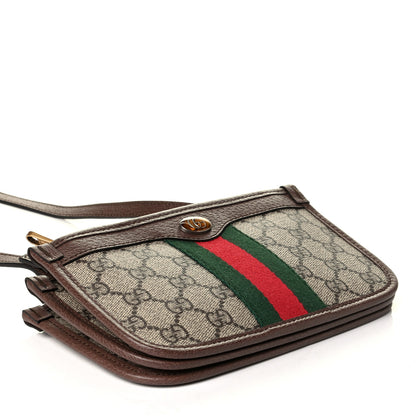 Gucci GG Supreme Monogram Web Ophidia Crossbody Beige New Acero 3 of 6