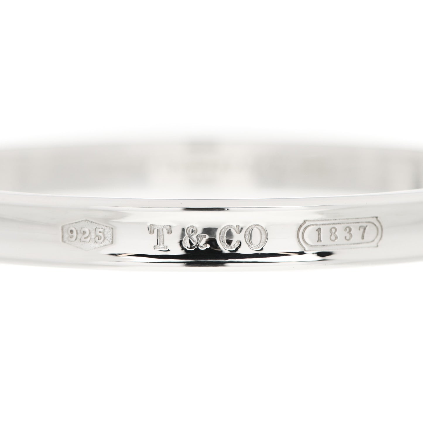 Sterling Silver Narrow 1837 Bangle Bracelet