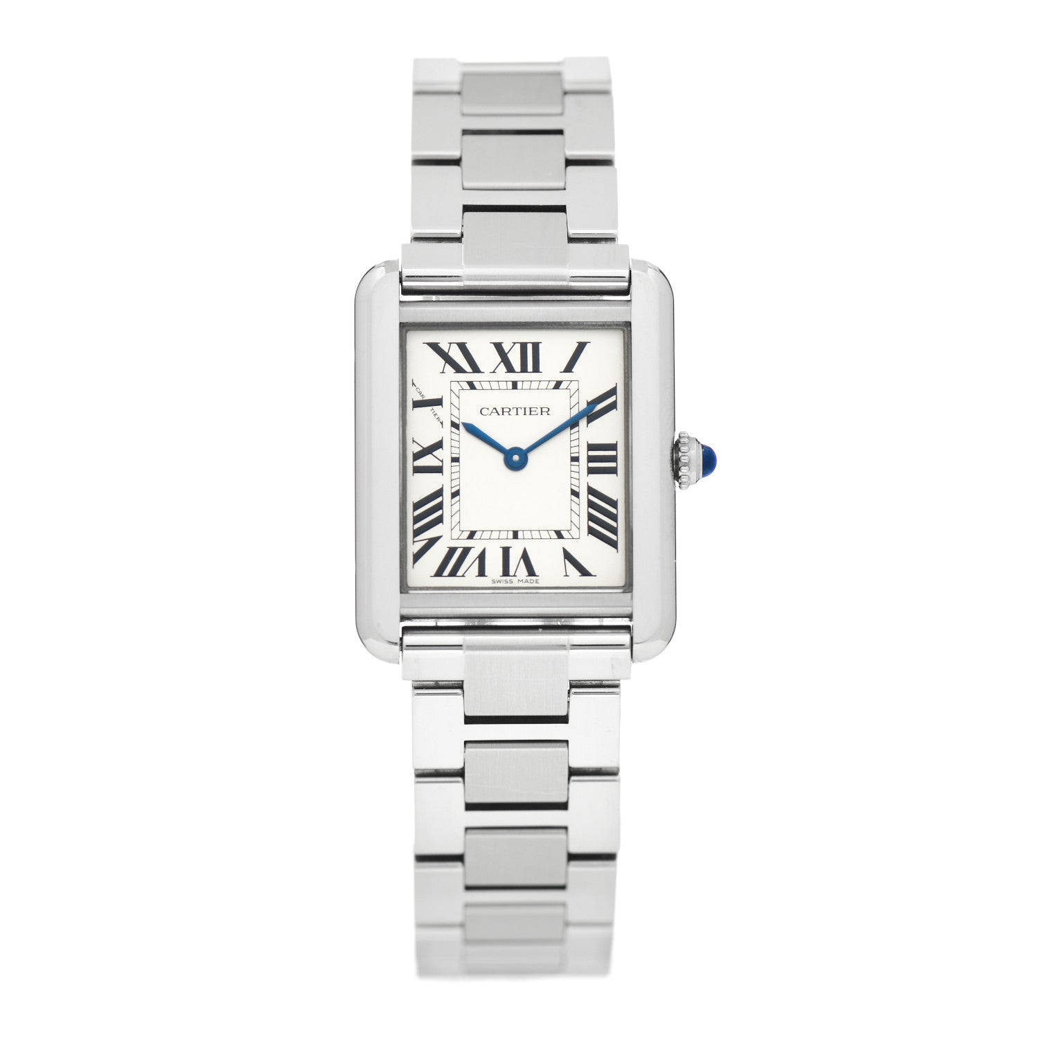 Cartier Stainless Steel 24mm Tank Solo Quartz Watch 1 of 5